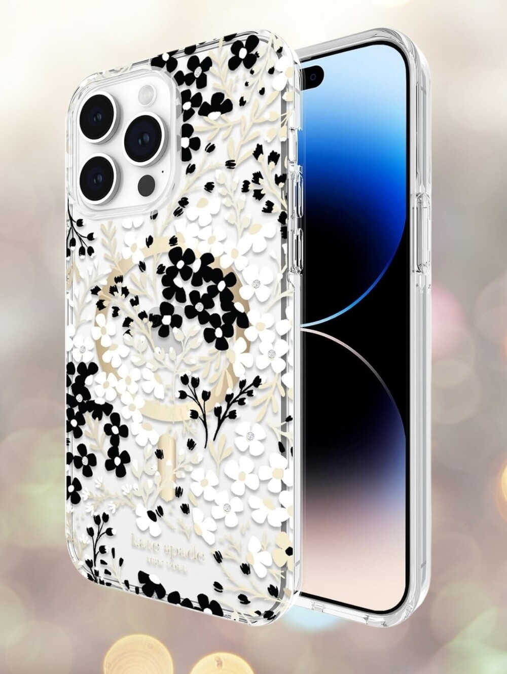 Kate Spade New York iPhone 14 Pro Max Case Compatible with MagSafe Multi Floral
